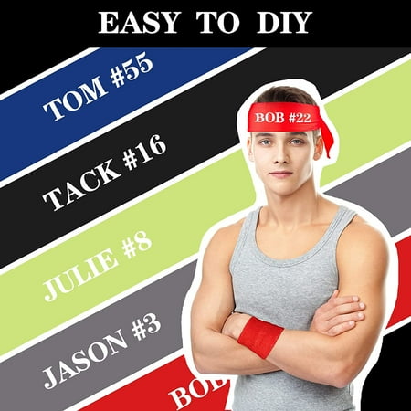 3 Colors Sweat Wicking Head Tie Back Headband for Karate Yoga Tennis Basketball Softball Running Workout 3 Sets Sweatbands Set Includes 3 Pieces Sports Headband and 6 Pieces Wristbands 3 Colors Sweat Wicking Head Tie Back Headband for Karate Yoga Tennis Basketball Softball Running Workout 3 Sets Sweatbands Set Includes 3 Pieces Sports Headband and 6 Pieces Wristbands